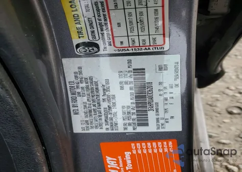 2012 Ford Fusion Sel z USA, uszkodzony, nr VIN 3FAHP0JA0CR262018